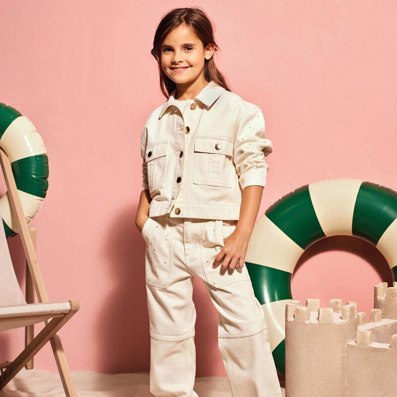 Michael Kors Cotton Twill Jacket 3Y - 10Y image number 3